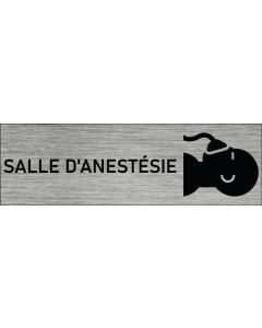Plaque de porte Salle d'anesthésie