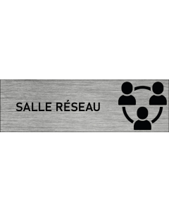 Plaque de porte Salle réseau