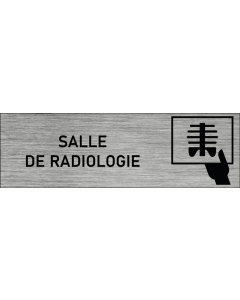 Plaque de porte Salle de radiologie 2