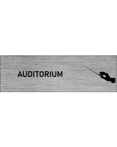 Plaque de porte Auditorium