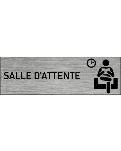 Plaque de porte Salle d'attente 2