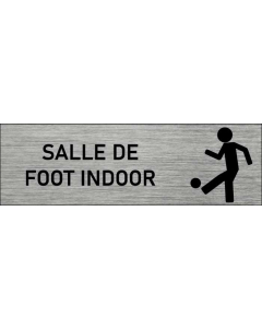 Plaque de porte Salle de foot indoor