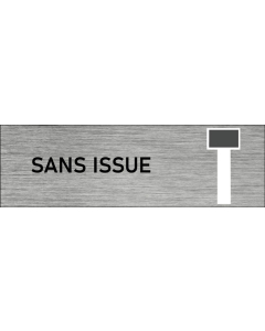 Plaque de porte Sans issue