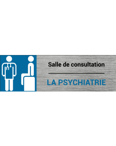 Plaque de porte Psychiatrie