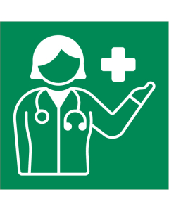 Pictogramme Infirmerie Visible : Guidez avec Clarté vers les Soins Médicaux