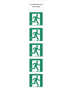 Panneau Sortie-de-secours-droite-5N