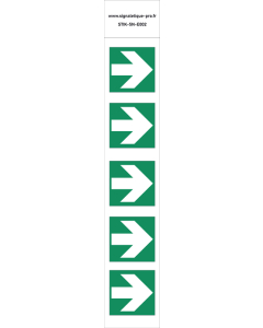 Panneau Flèche-de-direction-angle-de-90° 5N 