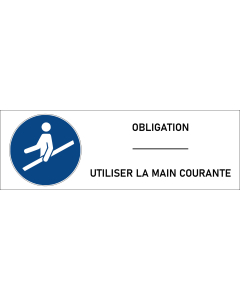 Panneau Utiliser la main courante