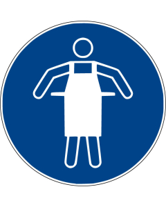 Panneau Tablier de protection obligatoire
