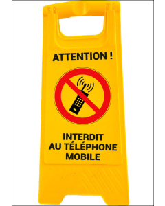 Chevalet Interdit au téléphone mobile