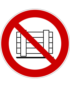 Panneau Ne pas obstruer