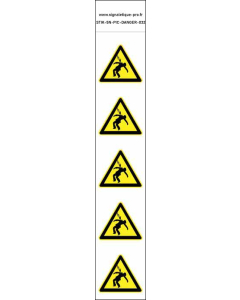 Panneau Autocollants Danger électrocution – 5N