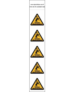 Panneau Autocollants Danger électrocution – 5N