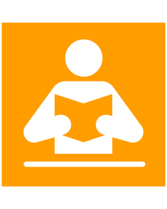Panneau salle de lecture