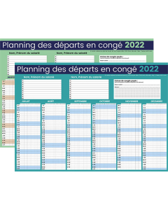 Planning ordre des départs en congés 2022