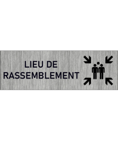 Plaque de porte Lieu de rassemblement