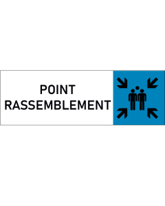 Plaque de porte classique Point de rassemblement