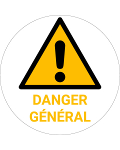 Panneau pictogramme Danger général