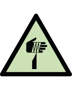  Panneau de danger matières inflammables photoluminescent