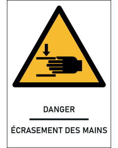 Panneau Écrasement des mains