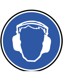 Pictogramme Protection auditive obligatoire photoluminescente