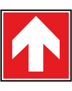 Pictogramme Sortie de sécurité vers le haut