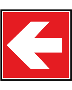 Pictogramme Sortie de sécurité vers la gauche