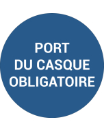 Pictogramme PORT DU CASQUE OBLIGATOIRE
