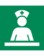 Pictogramme bureau infirmière