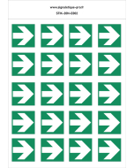 Panneau Flèche-de-direction-angle-de-90° 20N