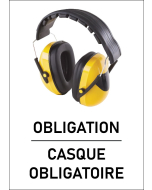 Pictogramme port du casque de protection