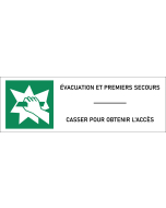 Panneau Casser pour obtenir l'accès 