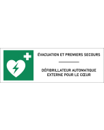Panneau Défibrillateur automatique externe pour le cœur