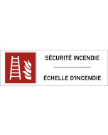 Panneau Échelle d'incendie 