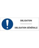 Panneau obligation générale