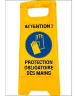 Chevalet Protection obligatoire des mains