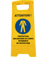 Chevalet Vêtement de protection obligatoire