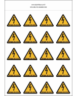 Panneau Autocollants Danger de mort – 20N