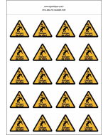 
Panneau Autocollants Danger de mort par électrocution – 20N