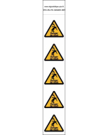 Panneau Autocollants Danger de mort par électrocution – 5N
