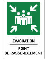 Panneau Point de rassemblement format A