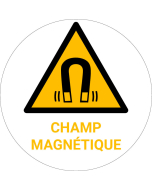 Panneau pictogramme Champ magnétique