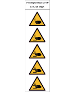 Panneau Écrasement des mains 5N