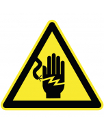 Pictogramme Danger électrocution des mains
