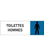 Plaque de porte classique Toilettes Hommes
