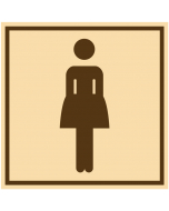 Panneau toilette femme