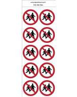 Autocollants Accès interdit aux enfants 10N