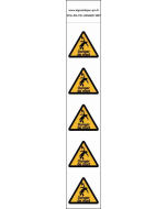 Panneau Autocollants Danger de mort par électrocution – 5N

