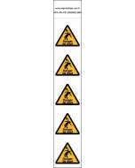 Panneau Autocollants Danger de mort par électrocution – 5N
