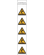 Panneau Autocollants Danger électrocution – 5N
